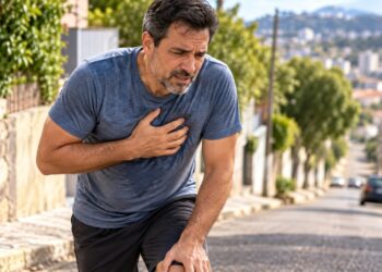 A dor no peito ao subir ladeiras que melhora com o descanso pode ser um sinal de angina e merece avaliação médica.