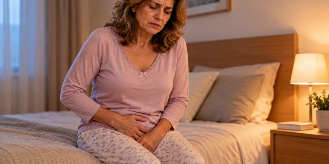 O ressecamento vaginal após a menopausa pode provocar ardência, sensibilidade e dor durante a relação sexual.