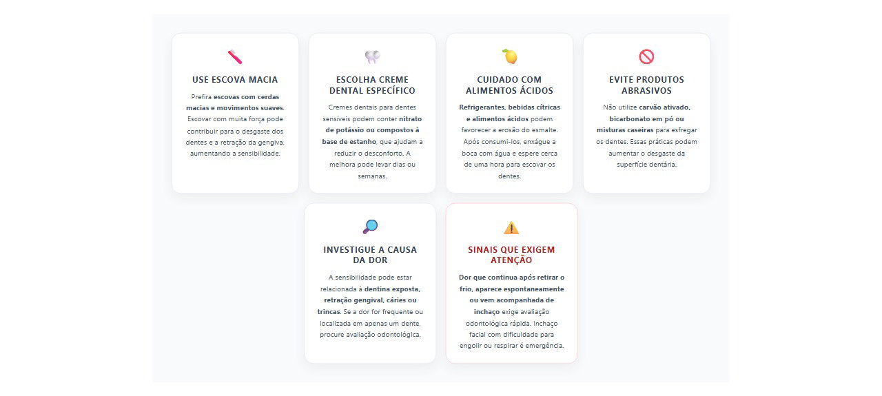 Dente dói ao beber água gelada: 6 cuidados para aliviar a sensibilidade dentária