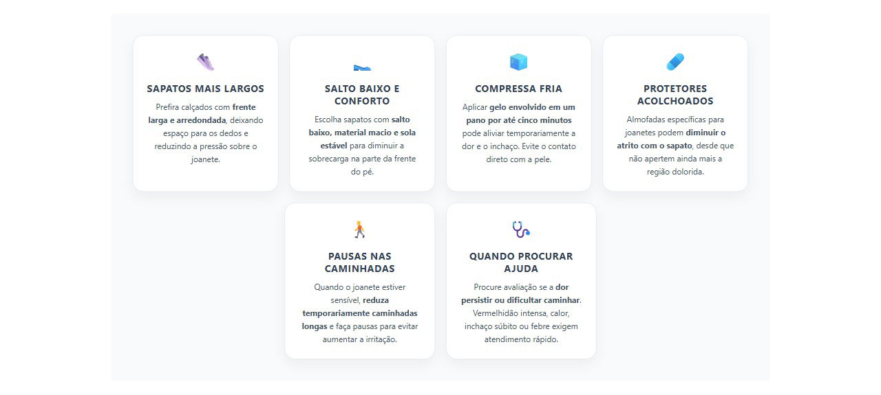 O que realmente ajuda a aliviar a dor no joanete