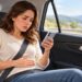 Olhar para o celular durante viagens de carro pode aumentar o enjoo devido ao conflito entre a visão e a percepção do movimento.