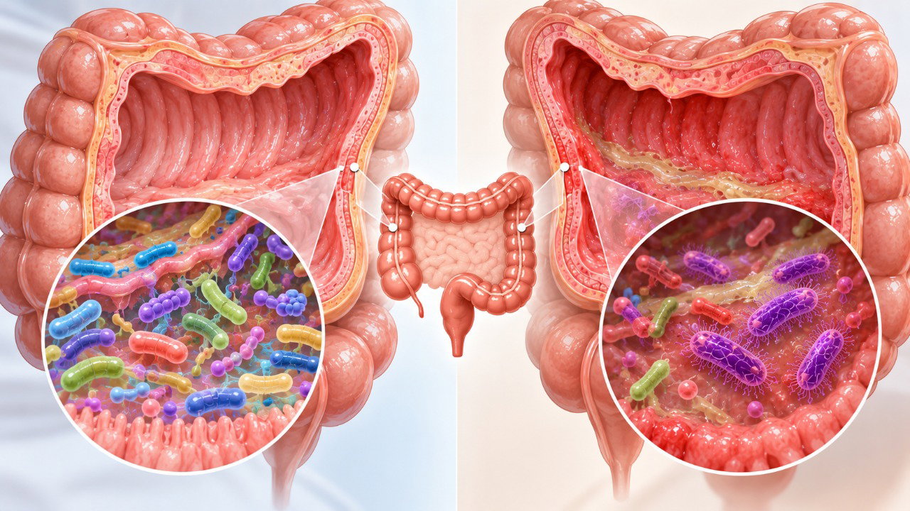 Os antibióticos podem alterar o equilíbrio das bactérias intestinais e, em alguns casos, favorecer infecções que provocam diarreia.