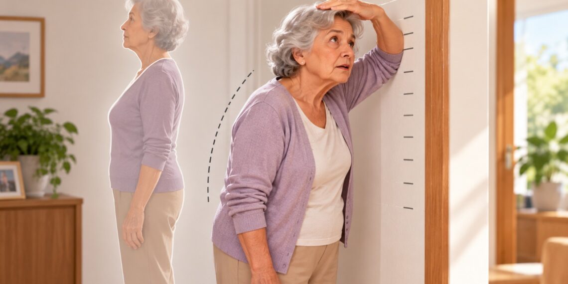 A perda de altura após os 60 anos pode estar relacionada ao envelhecimento da coluna ou ser um sinal de osteoporose.