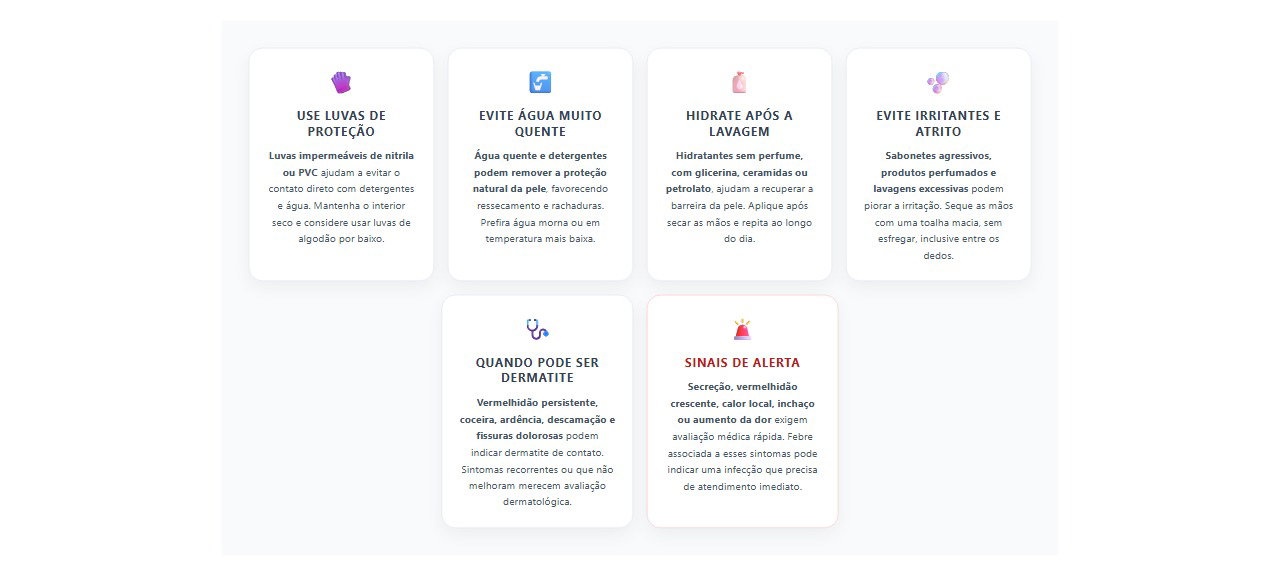 Mãos ressecadas e rachadas: 6 cuidados para proteger a pele ao lavar louça