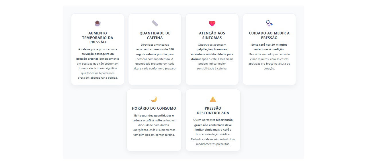 6 cuidados importantes com o café para quem tem pressão alta