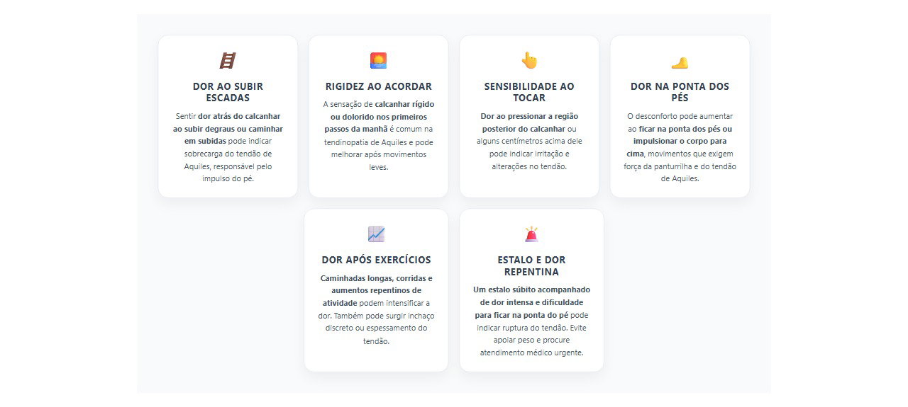 6 sinais de que o tendão de Aquiles pode estar sobrecarregado