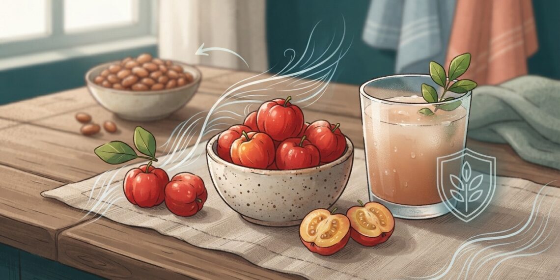 A fruta com muita vitamina C que melhora a absorção de ferro, participa da produção de colágeno e apoia a imunidade