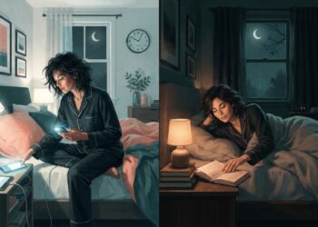 A insônia em adultos não vem apenas do estresse, mas também da luz das telas à noite, que atrasa a produção de melatonina