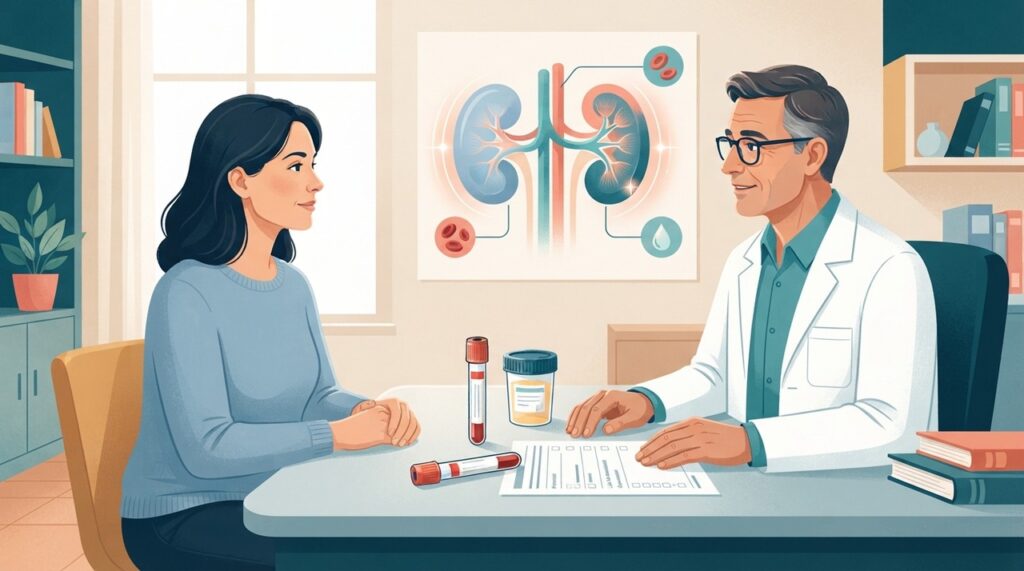 A taxa de filtração mostra como os rins filtram, enquanto a albumina urinária pode revelar sinais de lesão renal.