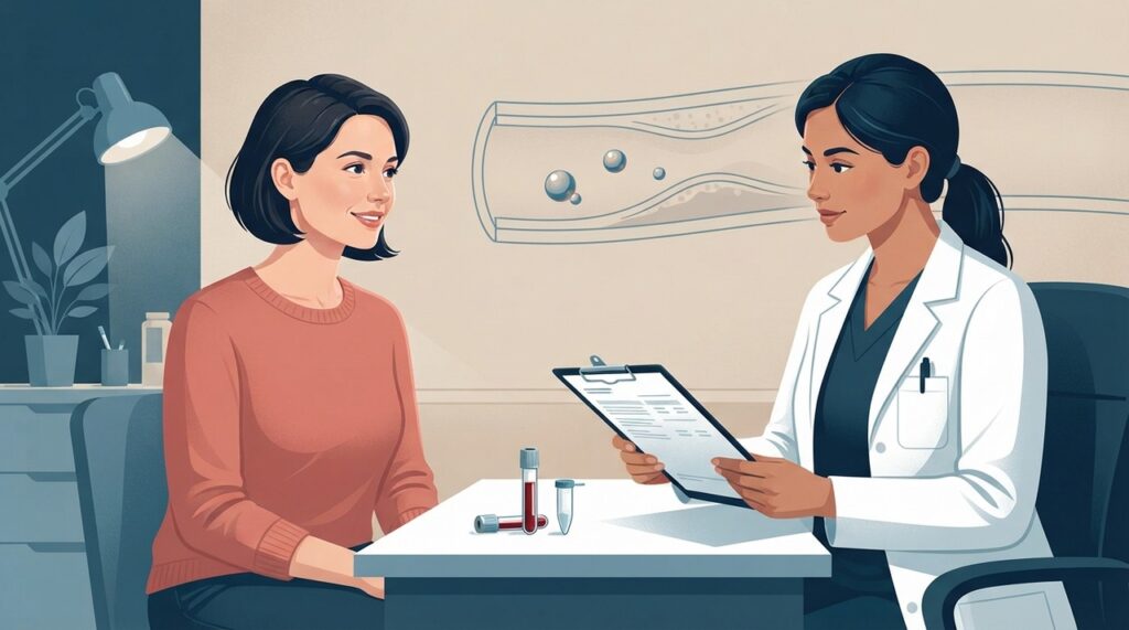 O LDL pode permanecer elevado por anos sem causar uma sensação específica no corpo.