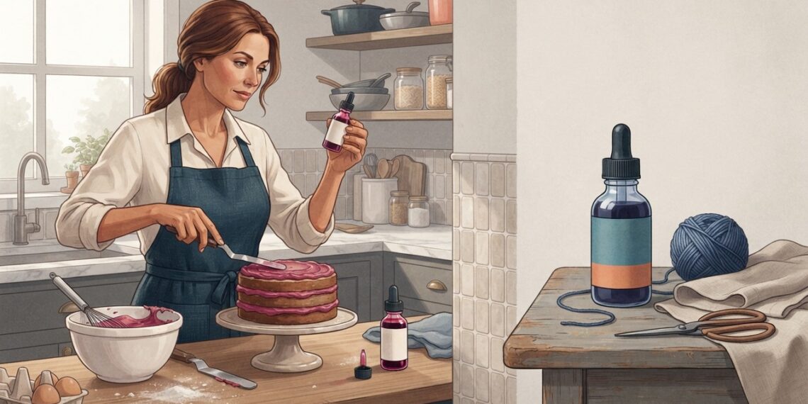 Corante de tecido na comida: por que não é seguro usar em receitas