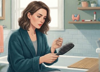 Queda de cabelo intensa nem sempre é só estresse e pode indicar alteração na tireoide ou falta de ferro