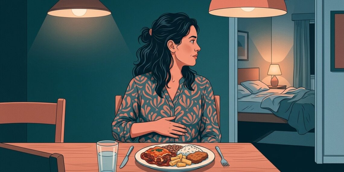 Evitar refeições pesadas antes de dormir é um hábito simples que melhora o sono