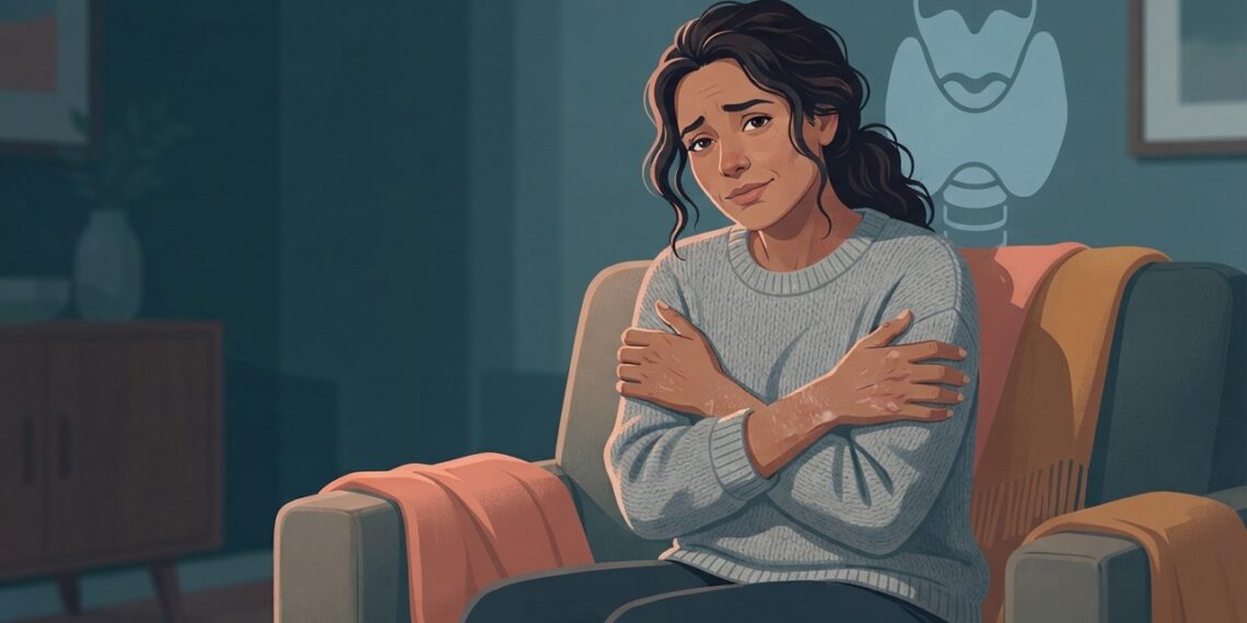 Cansaço constante, sensibilidade ao frio e pele ressecada costumam aparecer no hipotireoidismo