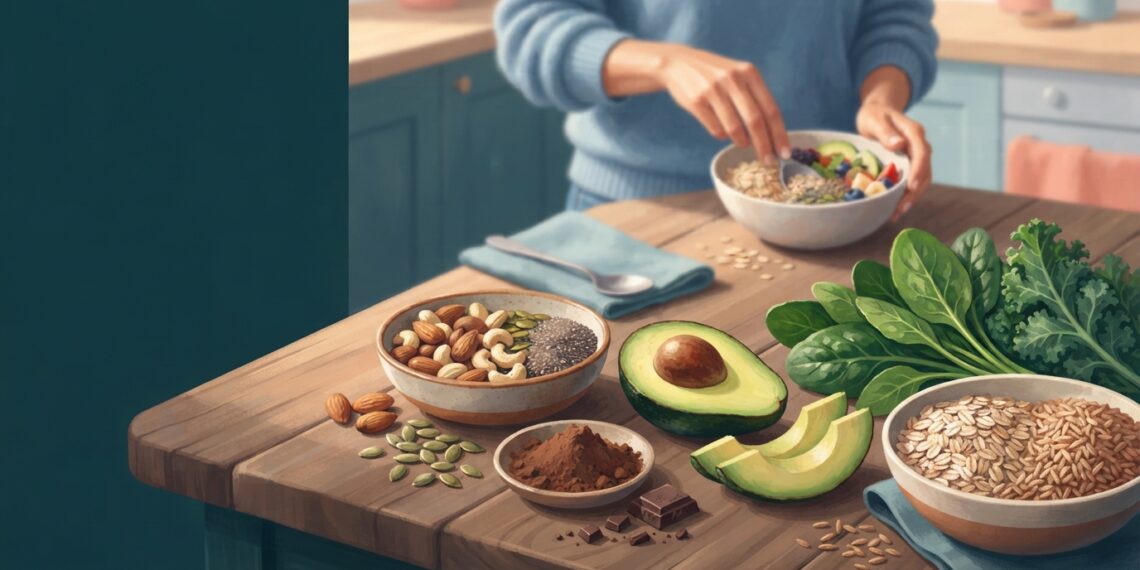 6 alimentos ricos em magnésio que colaboram para o funcionamento muscular e nervoso, e como incluir no cardápio