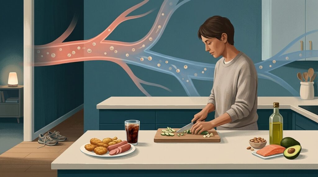 Alimentação, atividade física, tabagismo e sono podem influenciar diferentes componentes do perfil lipídico.
