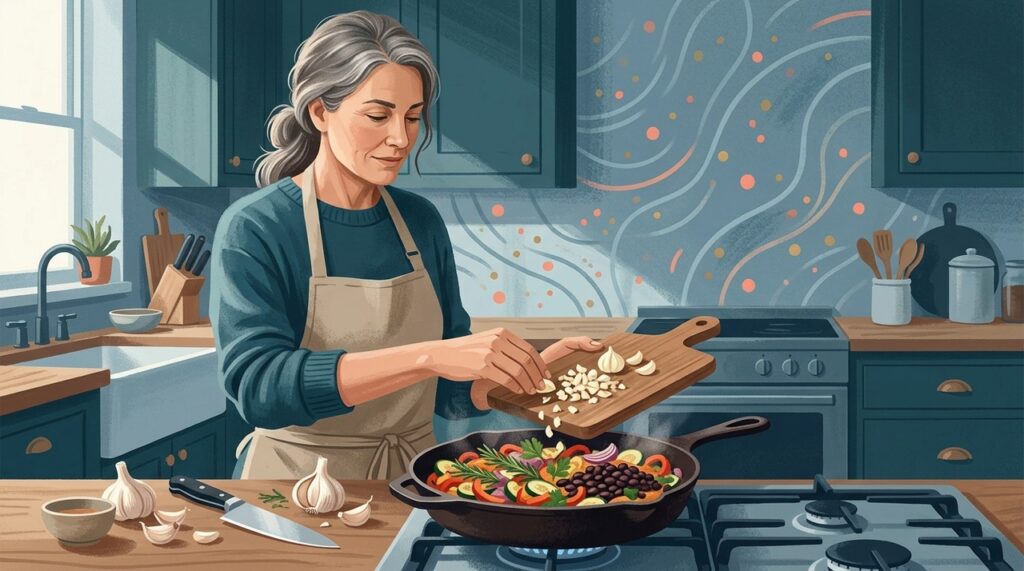 O alho pode contribuir com compostos bioativos dentro de uma alimentação equilibrada, mas não funciona como tratamento isolado da inflamação.