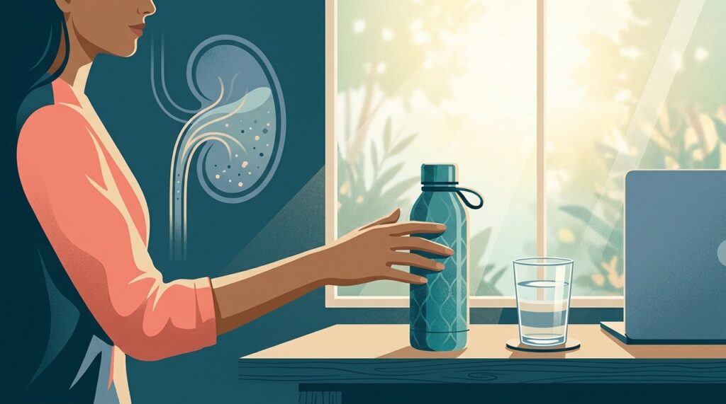 Pedra nos rins: como a quantidade de água que você bebe muda o risco de novos cálculos