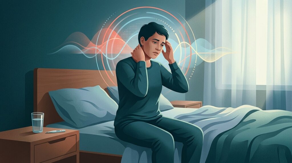 Alguns sintomas podem lembrar gripe no início, mas rigidez na nuca, confusão ou piora rápida mudam a urgência do quadro.