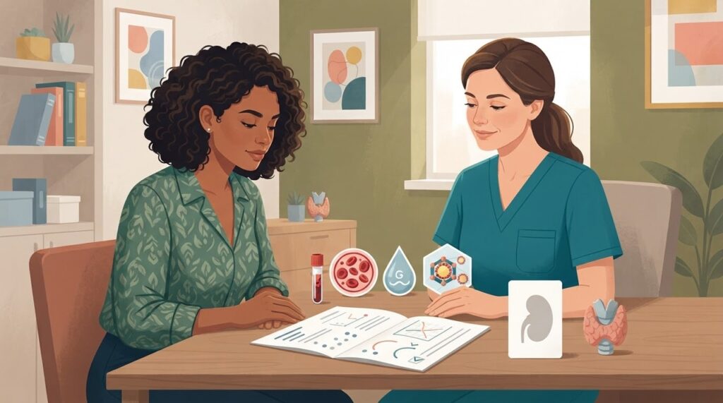 Hemograma, glicose, colesterol, creatinina e TSH medem aspectos diferentes do organismo.