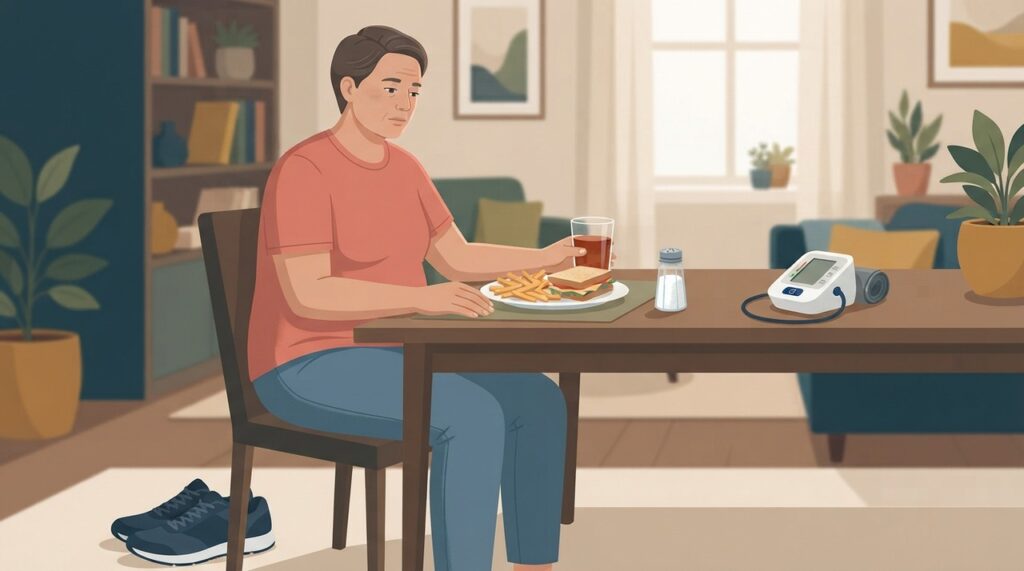 Alimentação, consumo de bebidas alcoólicas e nível de atividade física podem influenciar o risco e o controle da pressão alta.