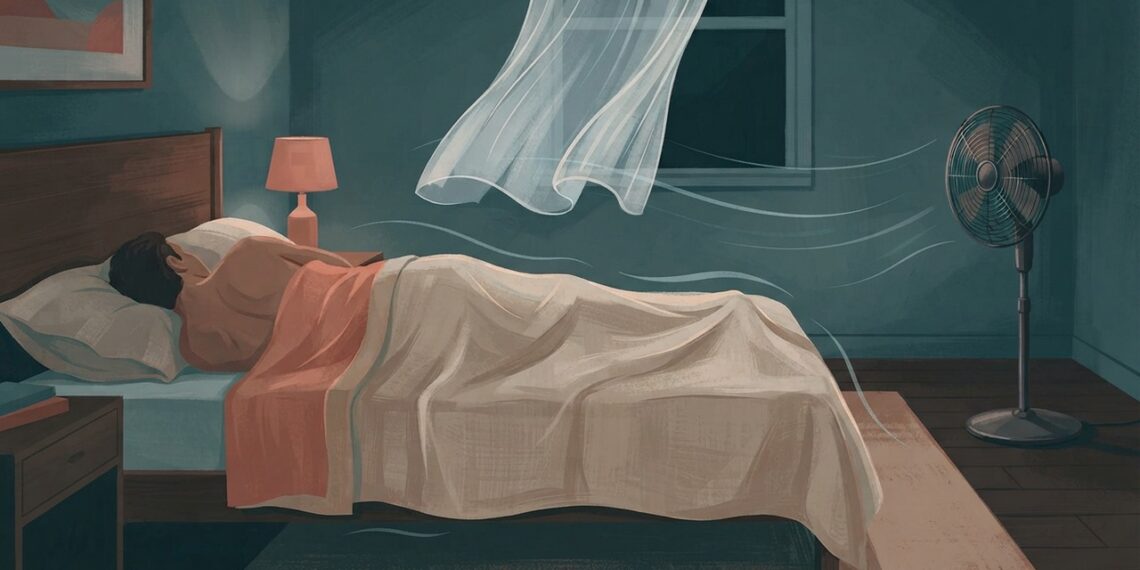 Dormir com ventilador ligado: o que ele pode fazer e como isso afeta a noite de sono
