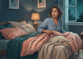 O que pode estar por trás de acordar suando durante a noite com frequência