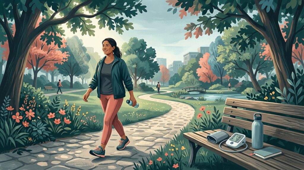 Mudanças sustentáveis na rotina ajudam a reduzir riscos cardiovasculares e complementam o tratamento da pressão alta.