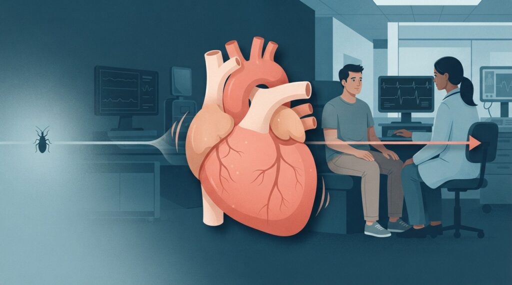 Em casos avançados de cardiopatia chagásica, o transplante pode ser considerado quando outros tratamentos não são suficientes.