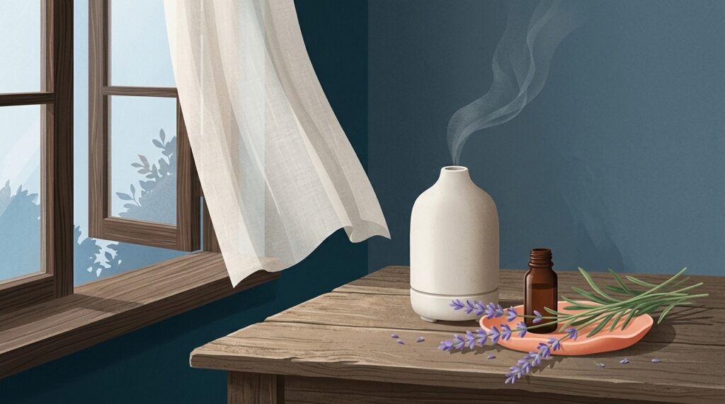 Difusores e outras formas de aromaterapia permitem usar a lavanda de maneira simples e moderada.