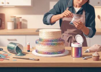 Glitter de artesanato no bolo: quais os riscos e como reconhecer o brilho comestível