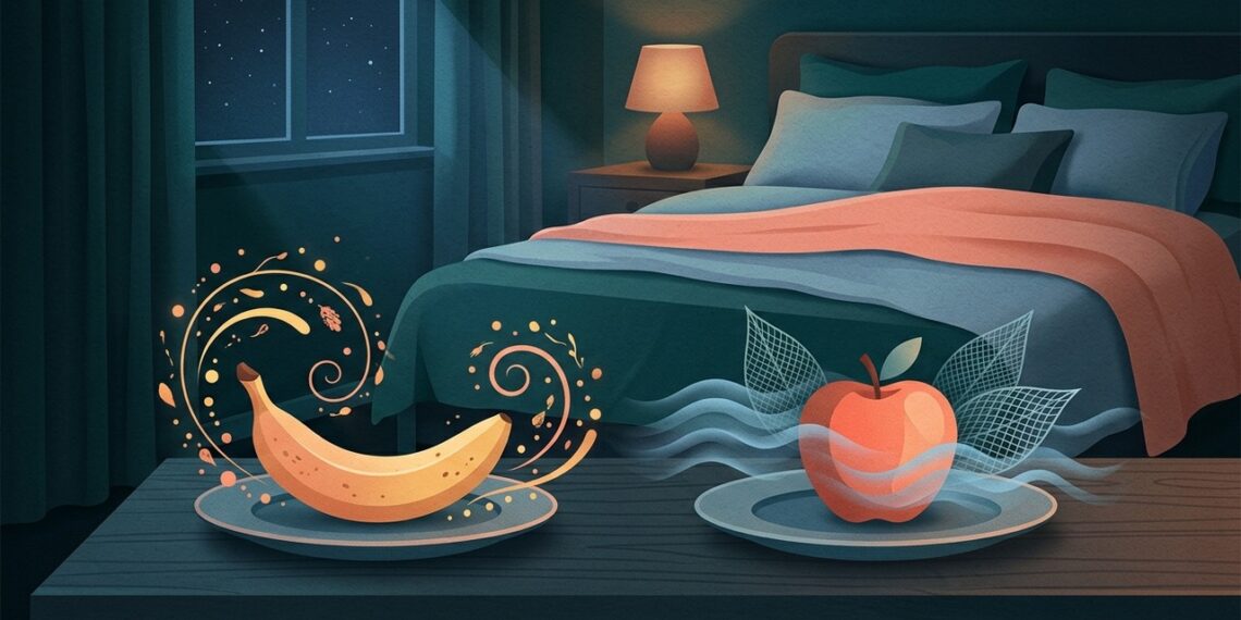 Banana ou maçã antes de dormir: qual é mais indicada para quem tem sono agitado