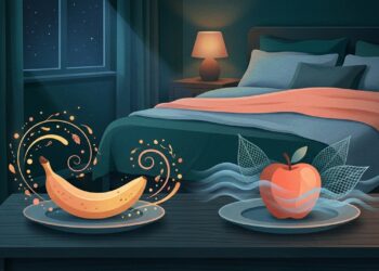 Banana ou maçã antes de dormir: qual é mais indicada para quem tem sono agitado