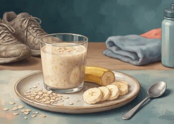 Banana e aveia batidas: quais os benefícios e por que tomar antes do treino