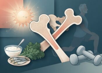 Ossos fracos depois dos 50 não dependem só do cálcio, mas também da vitamina D, que ajuda o intestino a absorver esse mineral