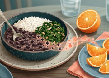 Anemia: o que a laranja na refeição faz com a absorção de ferro