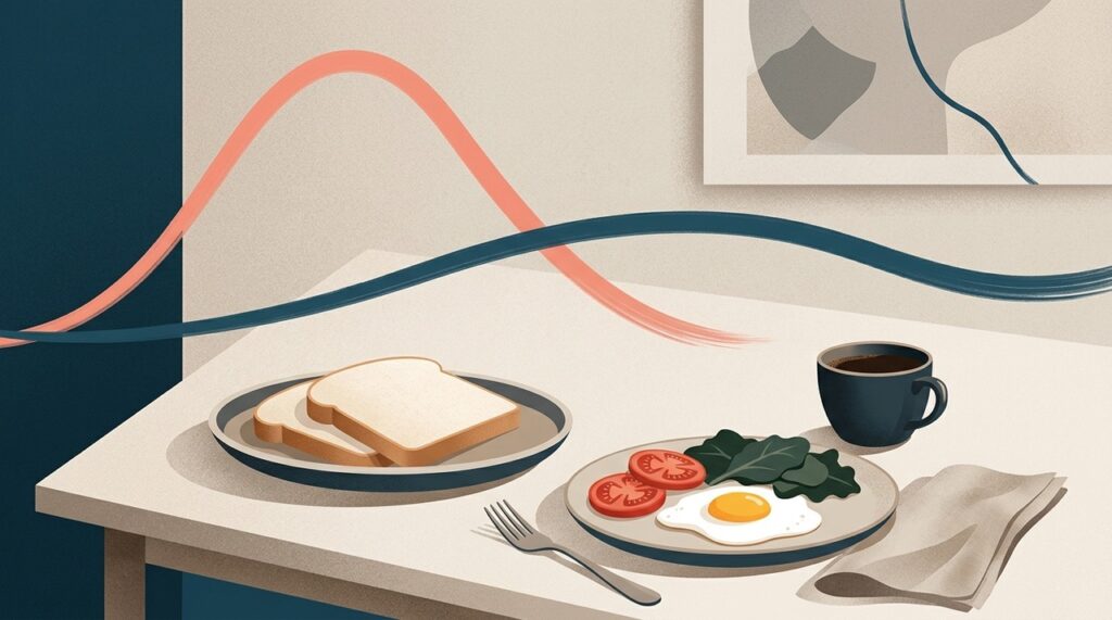 Trocar parte dos refinados e combinar o pão com proteínas e fibras pode deixar a refeição mais equilibrada.