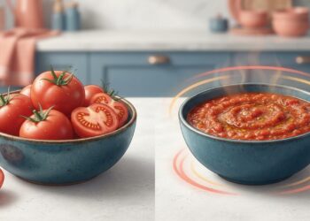 O tomate fica mais nutritivo com 2 cuidados simples na cozinha: azeite e calor