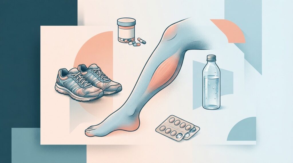 Esforço, hidratação, medicamentos e outros fatores podem estar relacionados às câimbras noturnas.