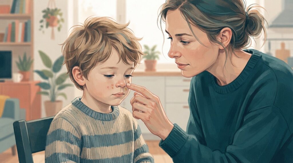 No começo, o impetigo pode lembrar uma picada ou irritação, mas a evolução das lesões traz pistas importantes.