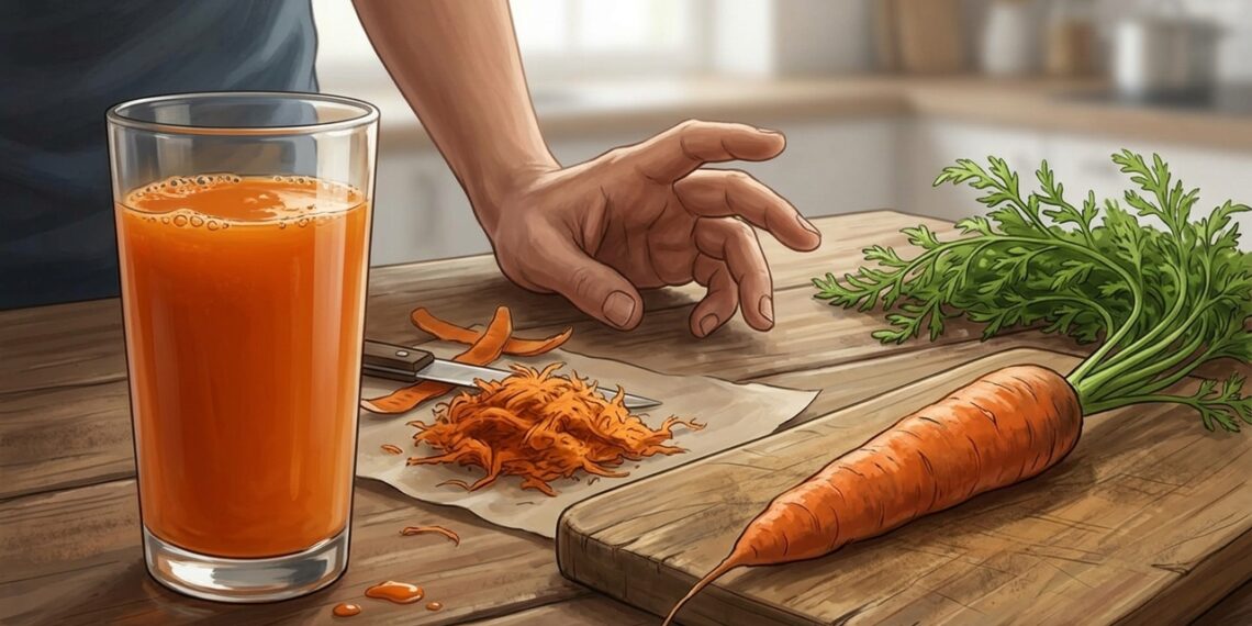 Suco de cenoura é saudável, mas pode perder uma vantagem