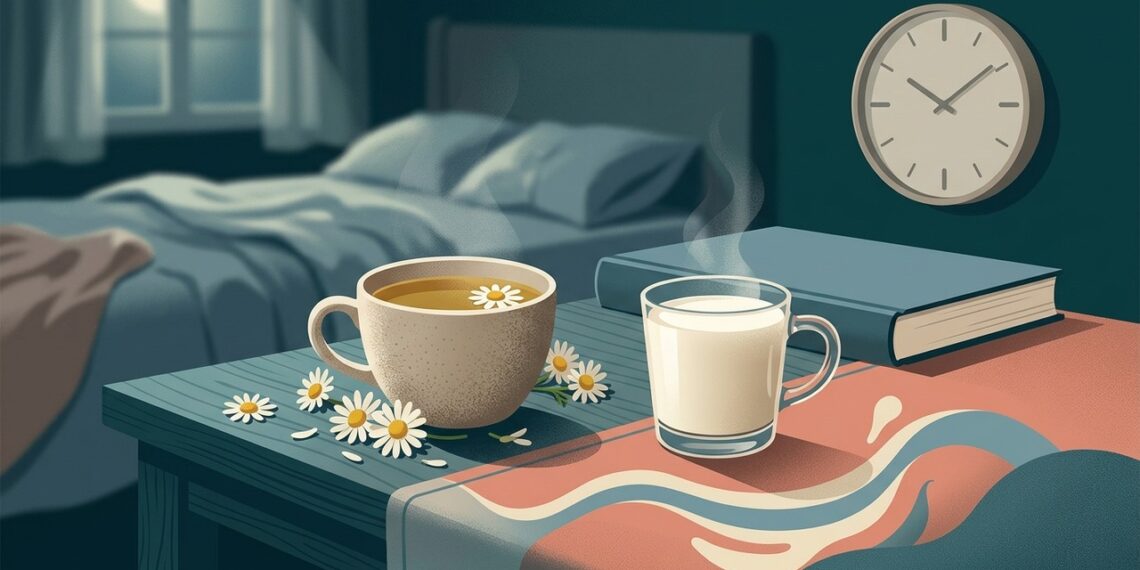 Chá de camomila ou leite morno à noite: qual ajuda mais no relaxamento, no sono e na digestão