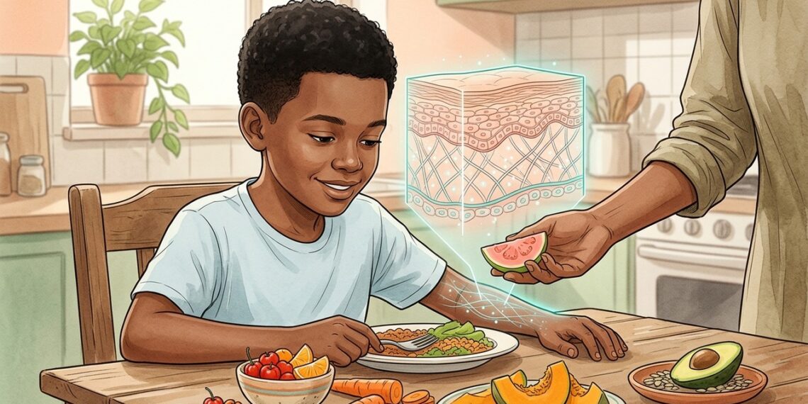 As três vitaminas que ajudam a cuidar da pele das crianças