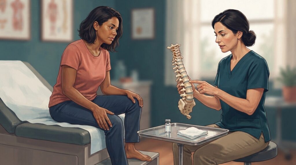 O objetivo de procedimentos como o bloqueio epidural é controlar a dor, e não eliminar a hérnia de disco.