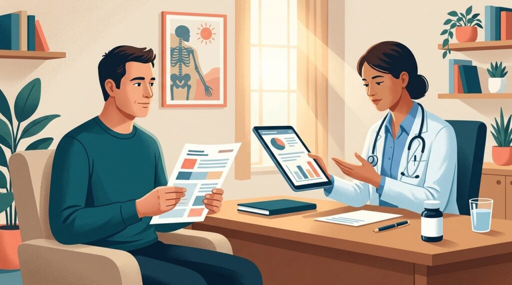 Clínico geral, endocrinologista ou geriatra podem participar do acompanhamento conforme idade, sintomas e possíveis causas da deficiência.