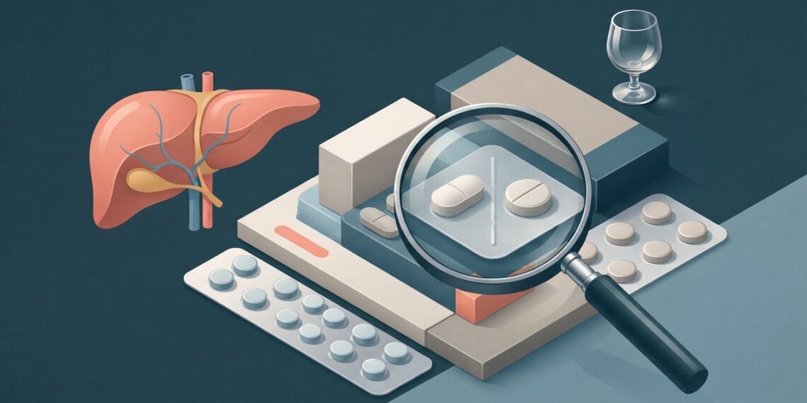 Paracetamol parece inofensivo, mas quem bebe com frequência ou tem doença no fígado precisa de uma dose diferente