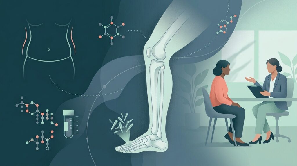 Glicose, gordura abdominal, triglicerídeos e ácido úrico podem ser pistas úteis quando a dor articular é recorrente.