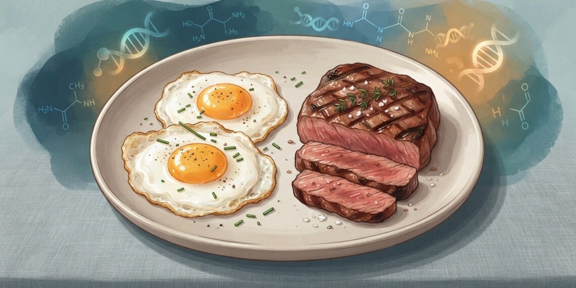 Ovo tem proteína de qualidade semelhante à da carne, mas a quantidade faz diferença
