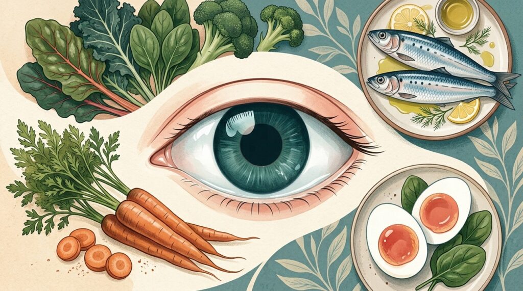 Vitamina A e fontes de ômega 3 podem ser relevantes para a saúde ocular, mas não explicam todos os casos de ressecamento.