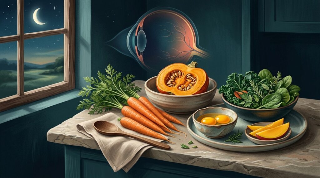 Alimentos de origem animal e vegetais ricos em carotenoides ajudam a fornecer vitamina A para o organismo.